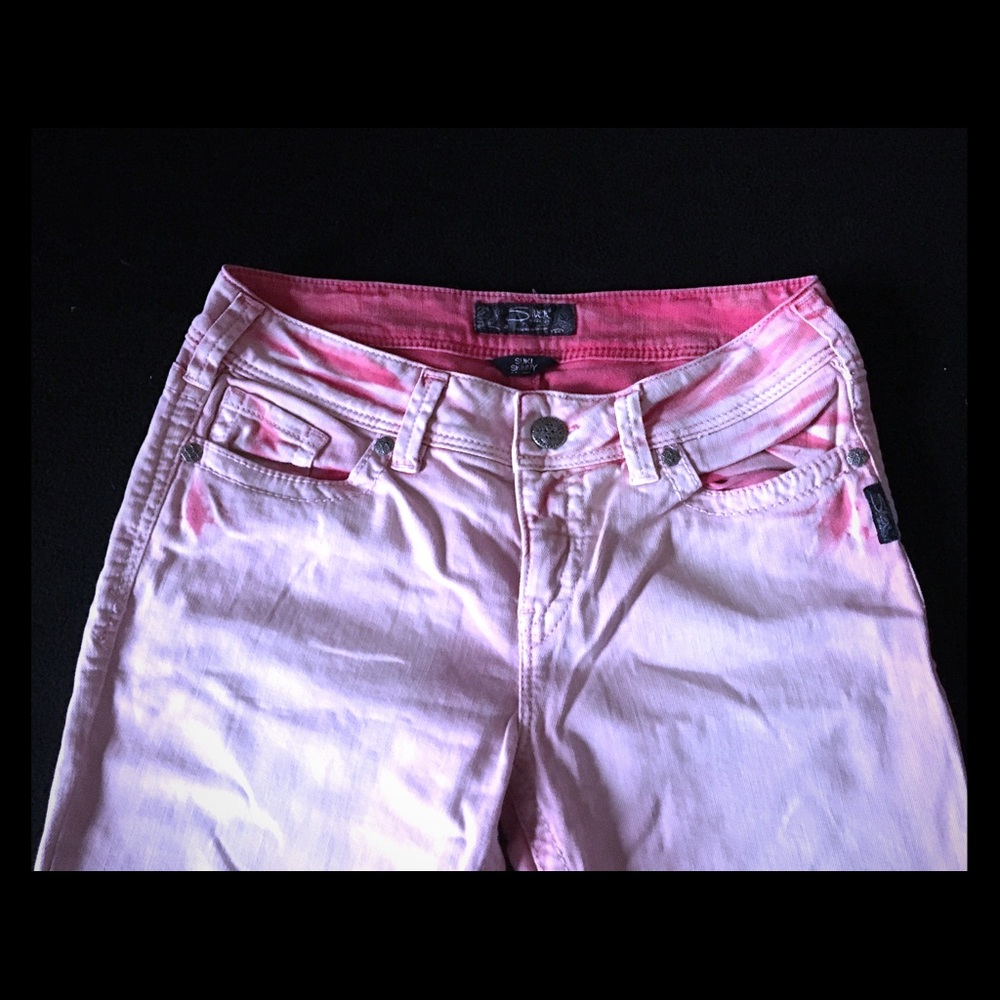 Silver Suki Skinny Jeans PINK 💗 30